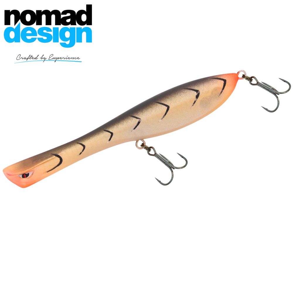 NOMAD DESIGN Topwater Pencil Popper Lure DARTWING 90 Matte Brown Shrimp
