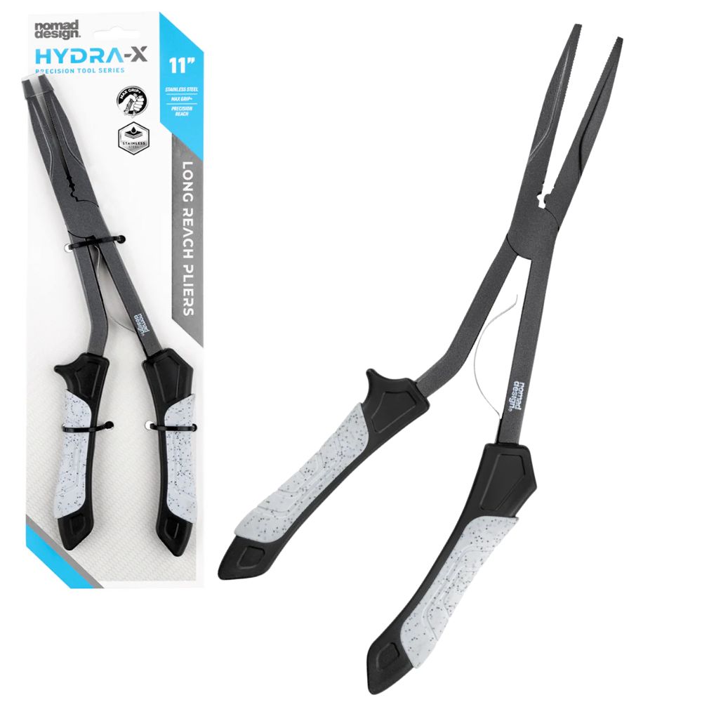 NOMAD DESIGN Offshore Fishing Stainless Steel Long Reach Pliers HYDRA-X HDRX-11-LNP