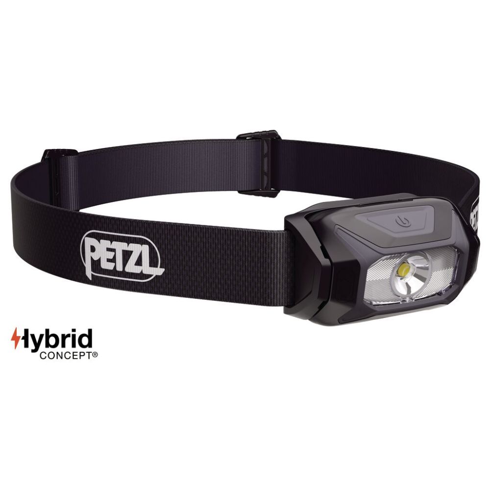 PETZL Compact Easy-To-Use 300 Lumens Headlamp TIKKINA Black