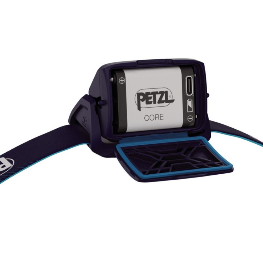 PETZL Rechargeable Outdoor 625 Lumens Headlamp ACTIK CORE Blue - Image 6