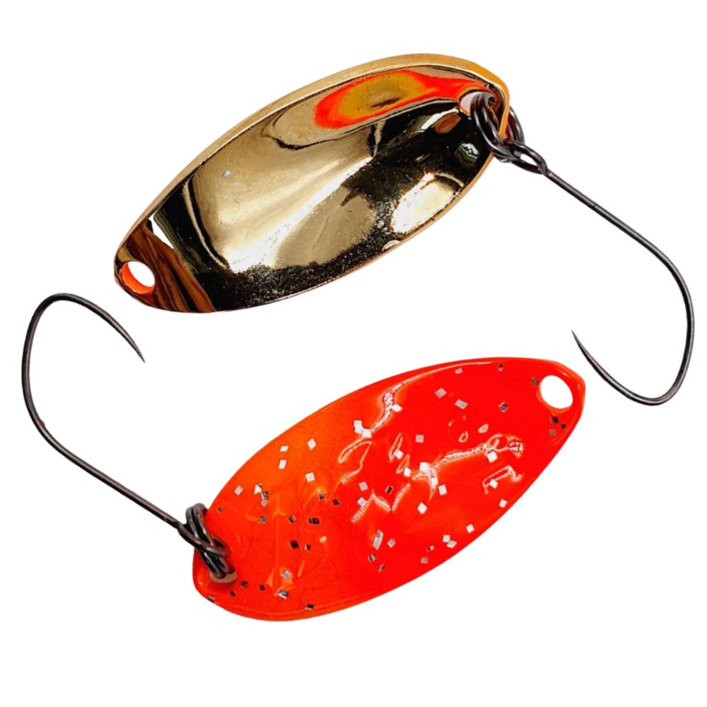 ValkeIN Trout Fishing Metal Spoon Lure BLACK BLAST 1.8g - Image 6