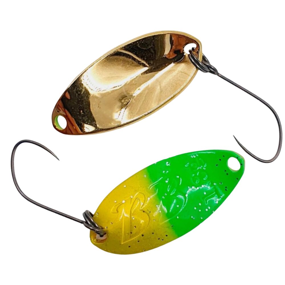 ValkeIN Trout Fishing Metal Spoon Lure BLACK BLAST 1.8g - Image 7