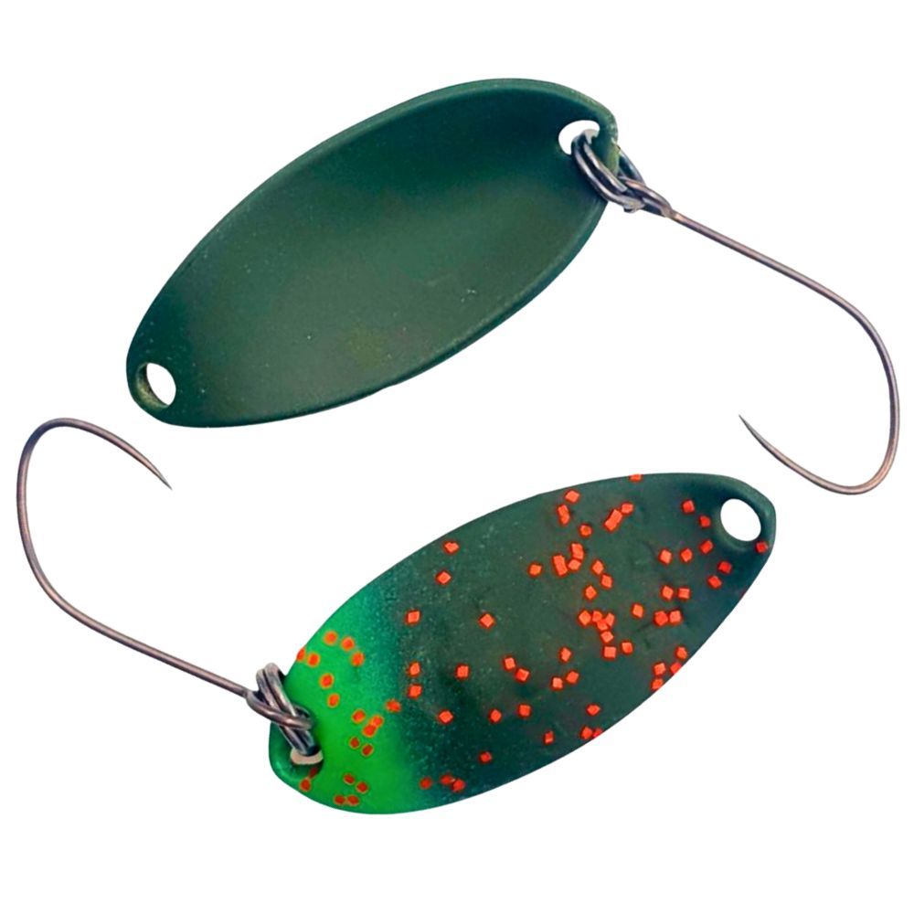 ValkeIN Trout Fishing Metal Spoon Lure BLACK BLAST 1.8g - Image 9