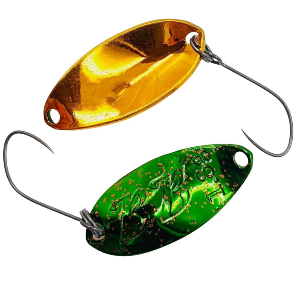 ValkeIN Trout Fishing Metal Spoon Lure BLACK BLAST 1.8g - Image 11