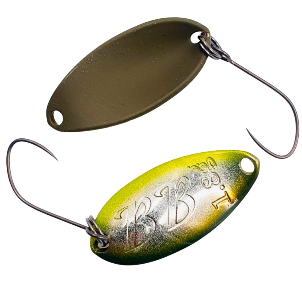ValkeIN Trout Fishing Metal Spoon Lure BLACK BLAST 1.8g - Image 12