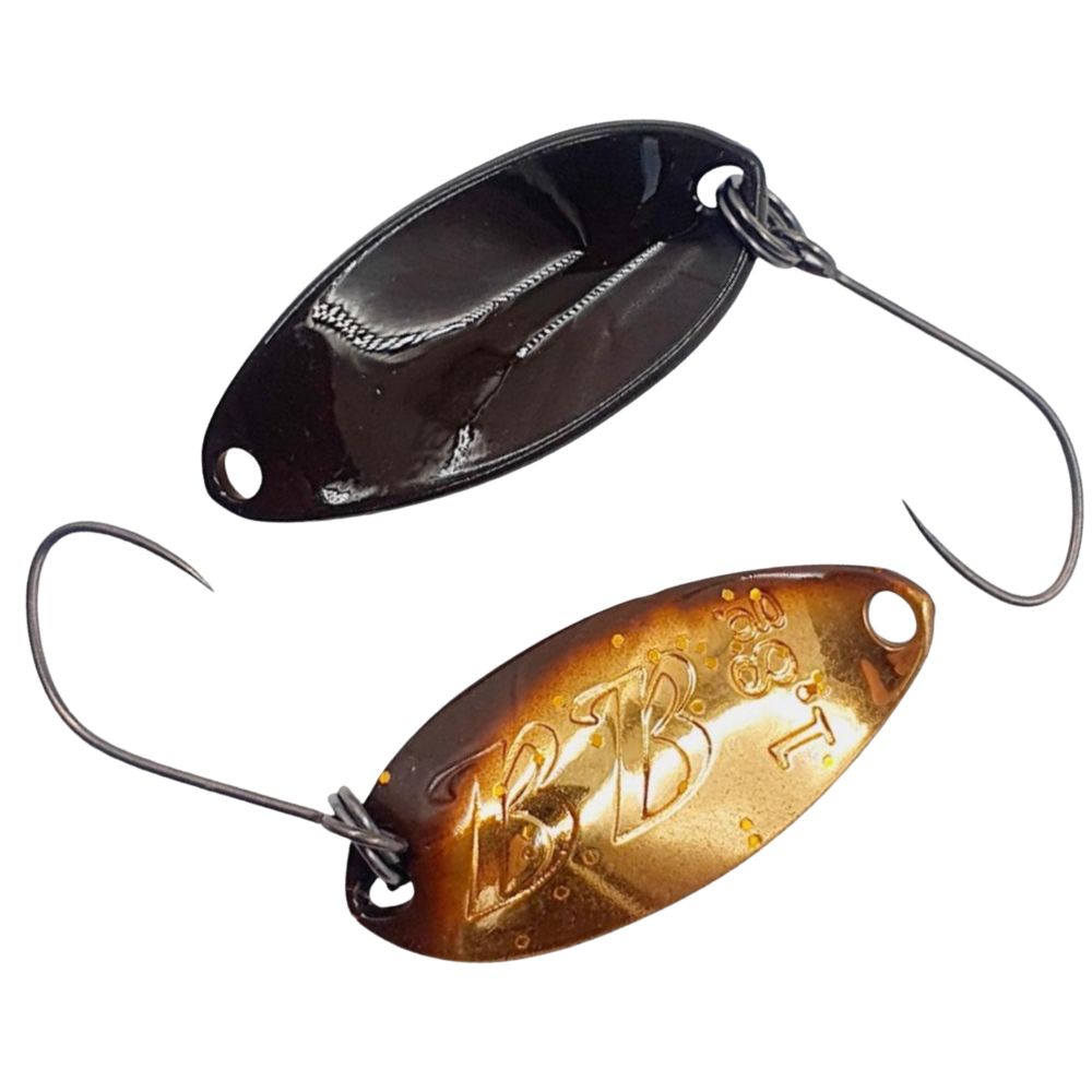 ValkeIN Trout Fishing Metal Spoon Lure BLACK BLAST 1.8g - Image 13