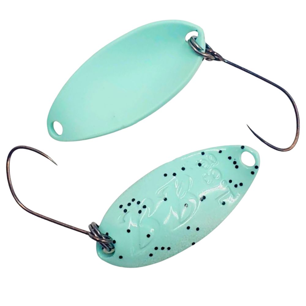ValkeIN Trout Fishing Metal Spoon Lure BLACK BLAST 1.8g - Image 14
