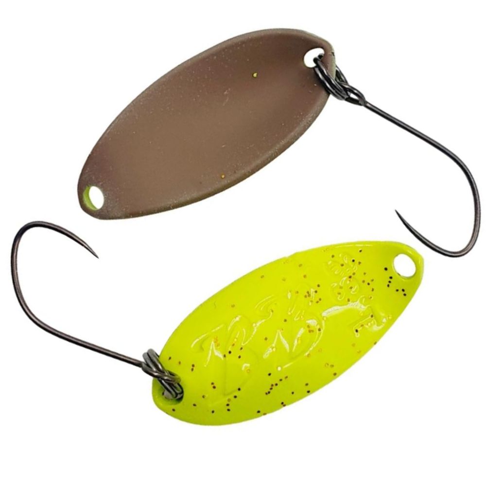 ValkeIN Trout Fishing Metal Spoon Lure BLACK BLAST 1.8g - Image 16