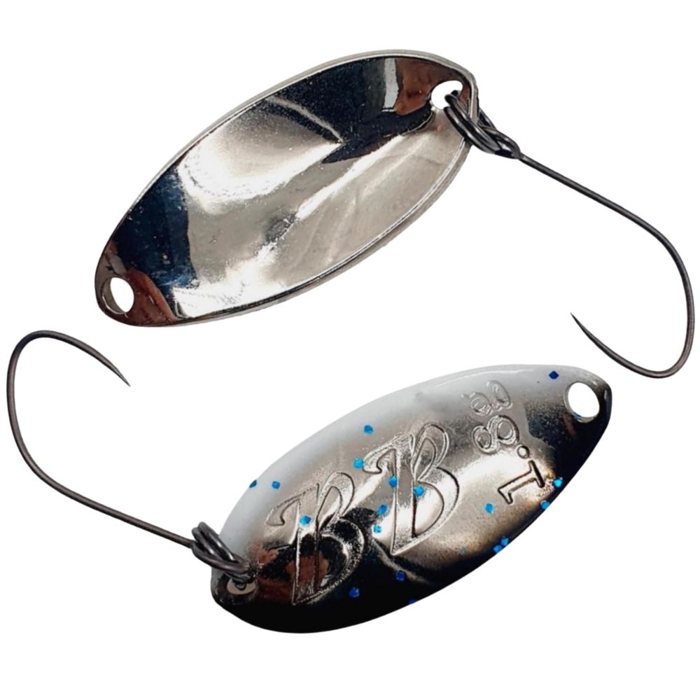 ValkeIN Trout Fishing Metal Spoon Lure BLACK BLAST 1.8g - Image 18