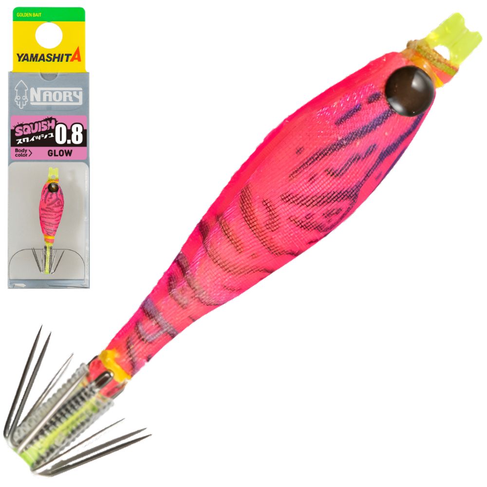 YAMASHITA Squid Fishing Warm Jacket Soft Lure NAORY SQUISH 0.8