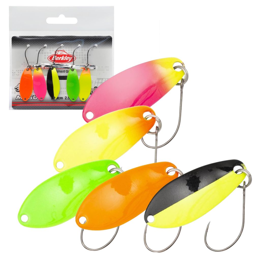BERKLEY Trout Area Fishing Spoons Set MASU 5 Pack