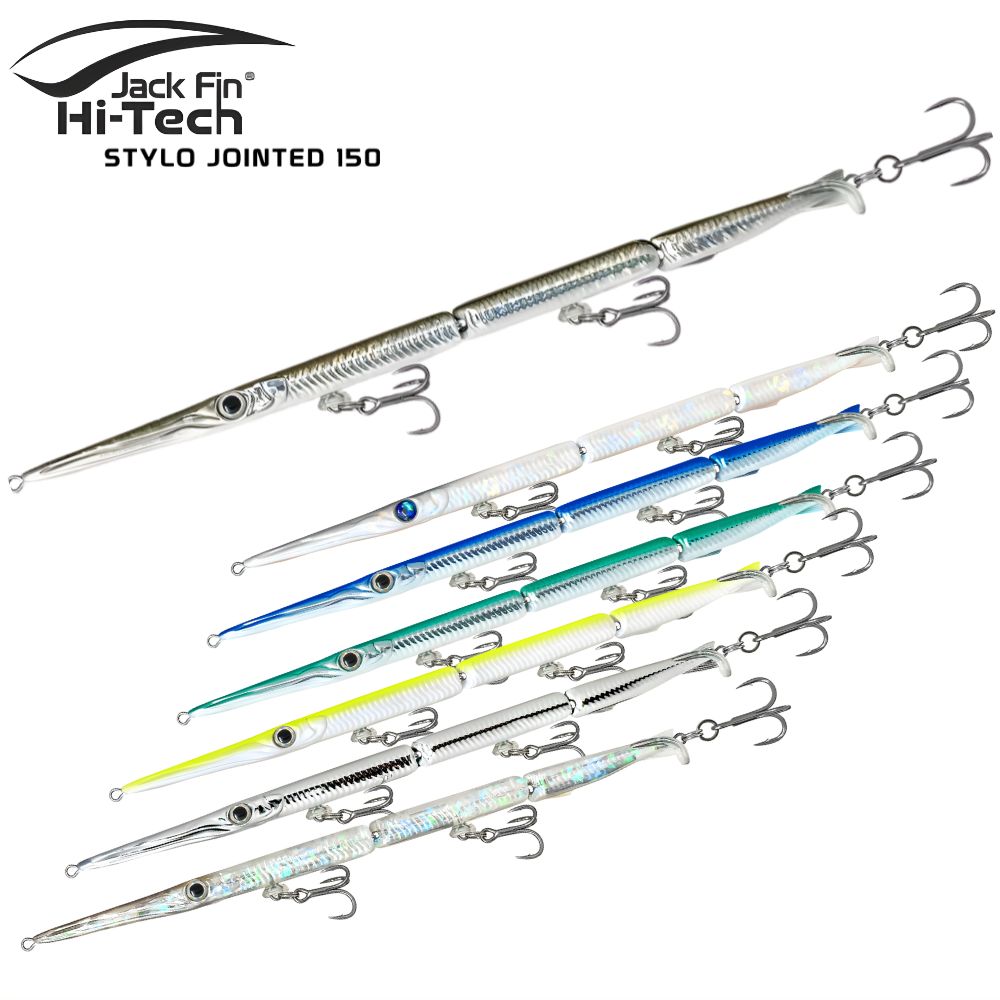JACK FIN High Tech Needlefish Swimbait Lure JOINTED STYLO 150
