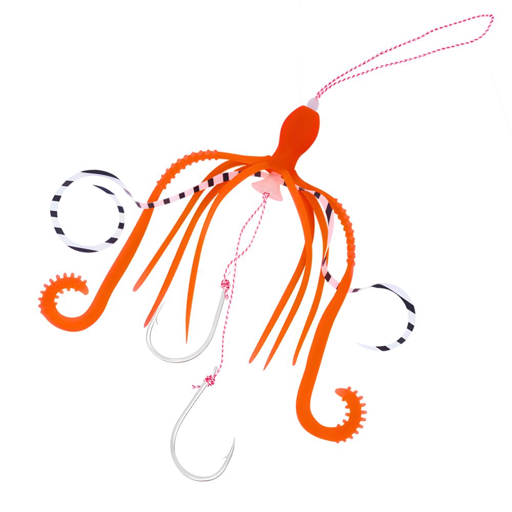 NS BLACK HOLE Rubber Jigging Soft Bait Assist COD LAVA SQUID SET - Image 7