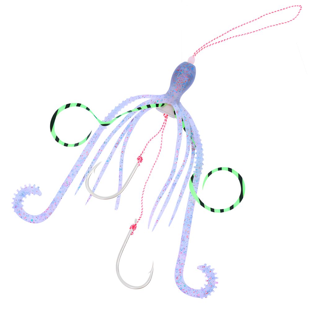 NS BLACK HOLE Rubber Jigging Soft Bait Assist COD LAVA SQUID SET - Image 8