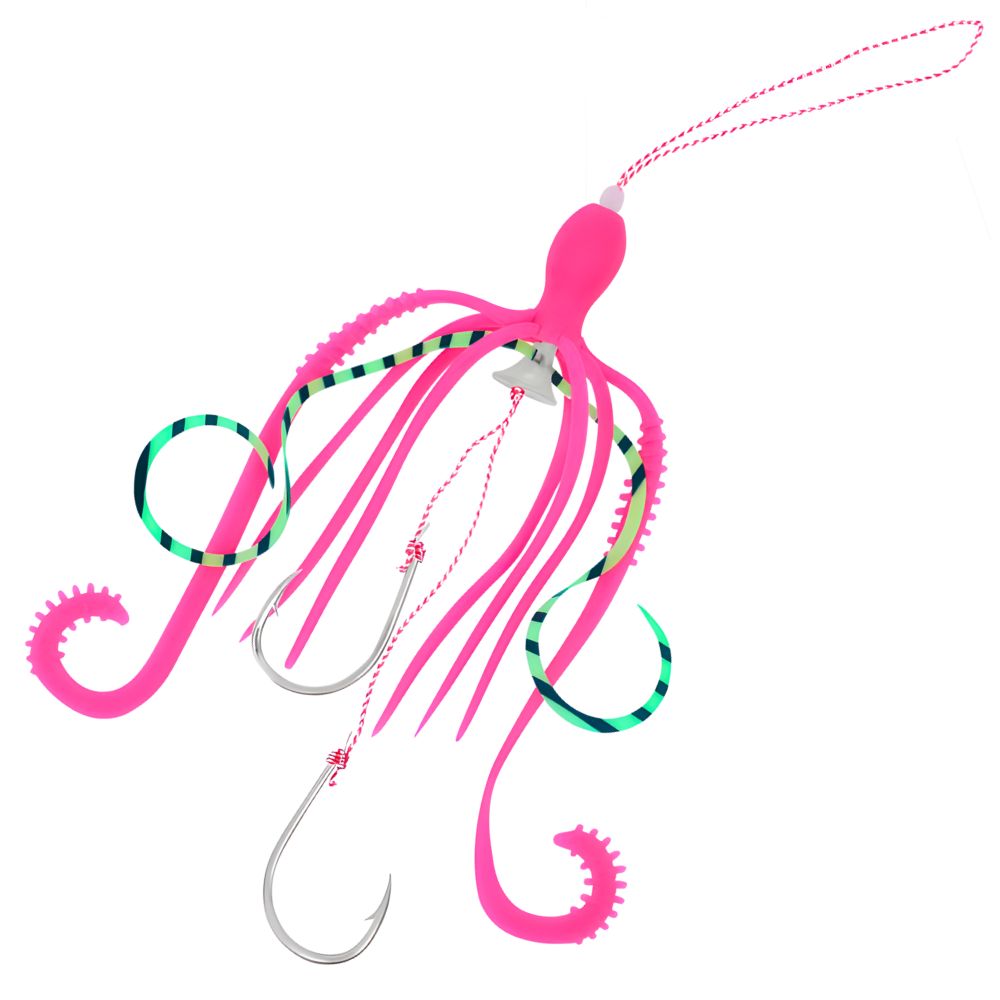 NS BLACK HOLE Rubber Jigging Soft Bait Assist COD LAVA SQUID SET - Image 9