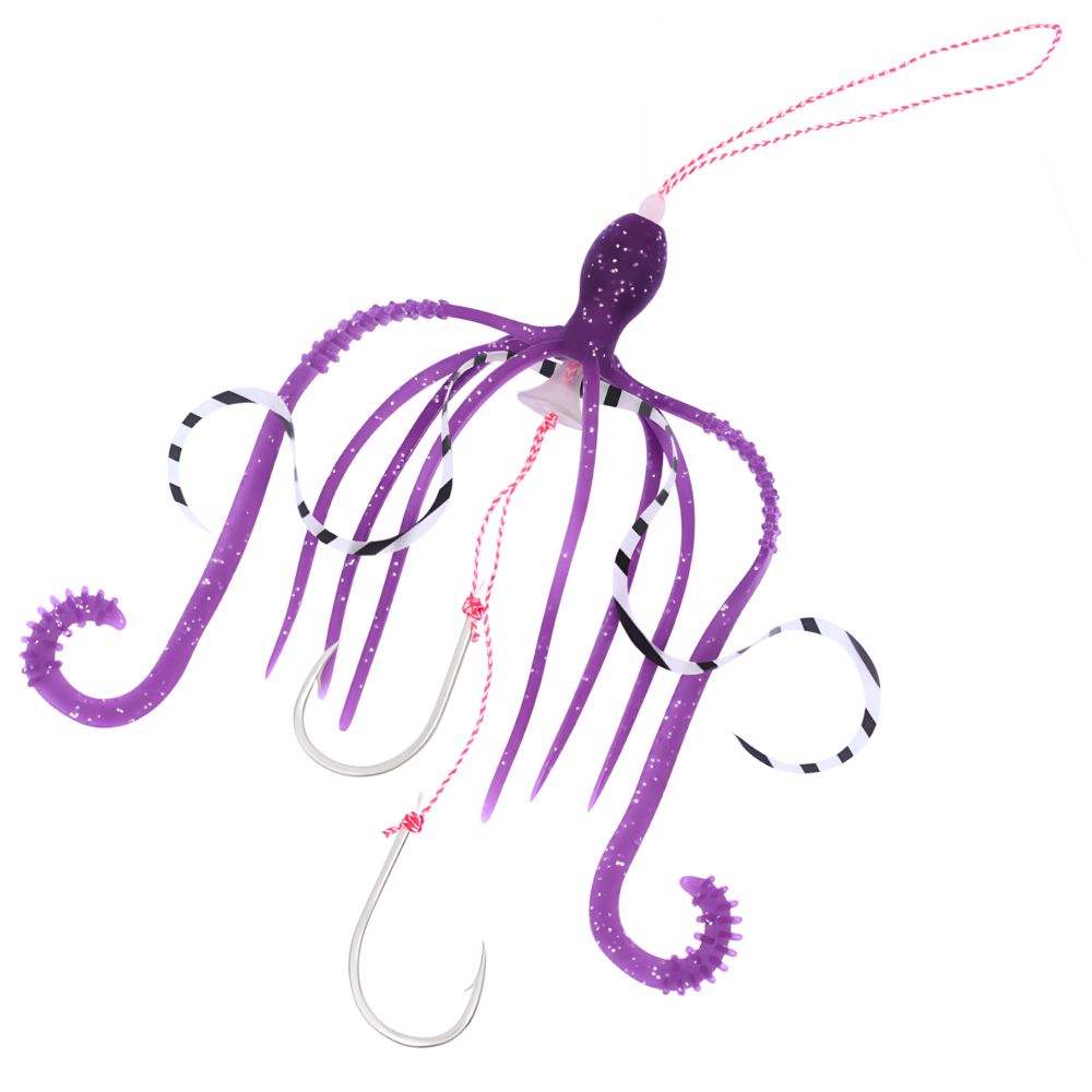 NS BLACK HOLE Rubber Jigging Soft Bait Assist COD LAVA SQUID SET - Image 10