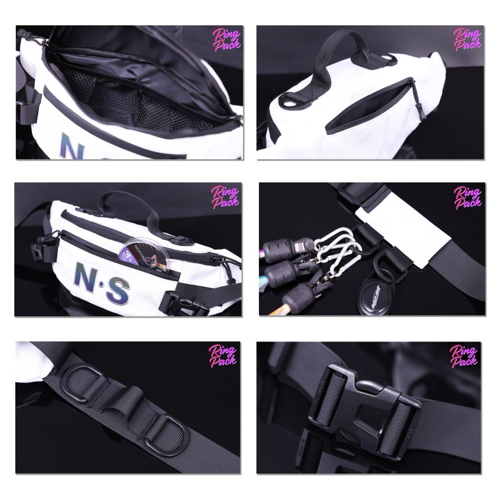 NS BLACK HOLE Versatile Everyday & Fishing Shoulder Bag RING PACK - Image 6