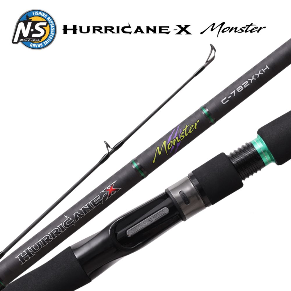 NS BLACK HOLE Freshwater Predator Fishing Baitcasting Rod HURRICANE-X MONSTER