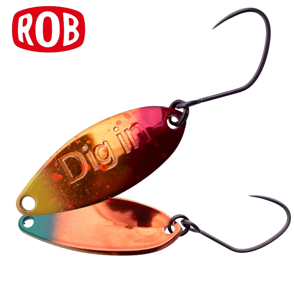 ROB Lures Trout Area Fishing Special Collaboration Spoon DIG IN 1.4g