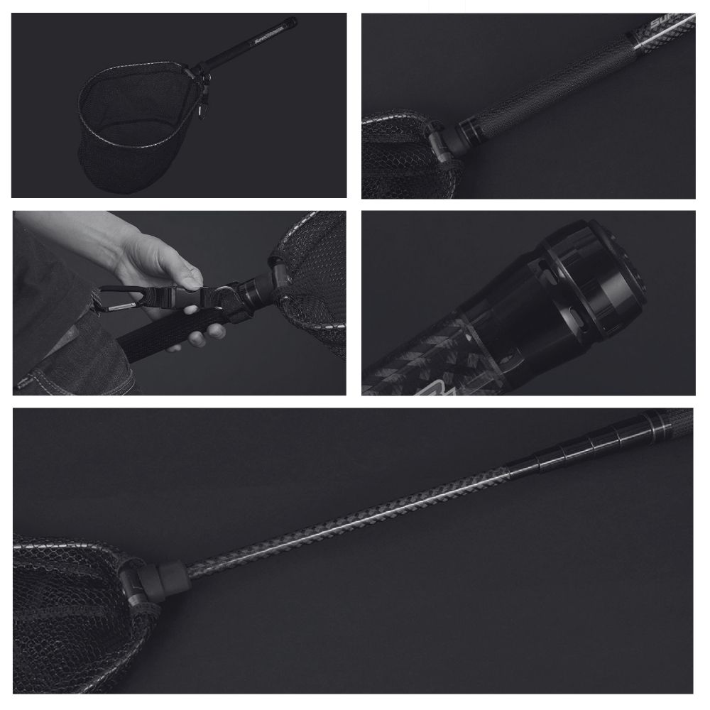 JACKSON Fishing Telescopic Landing Net SUPER TRICKSTER STN-180GD - Image 3