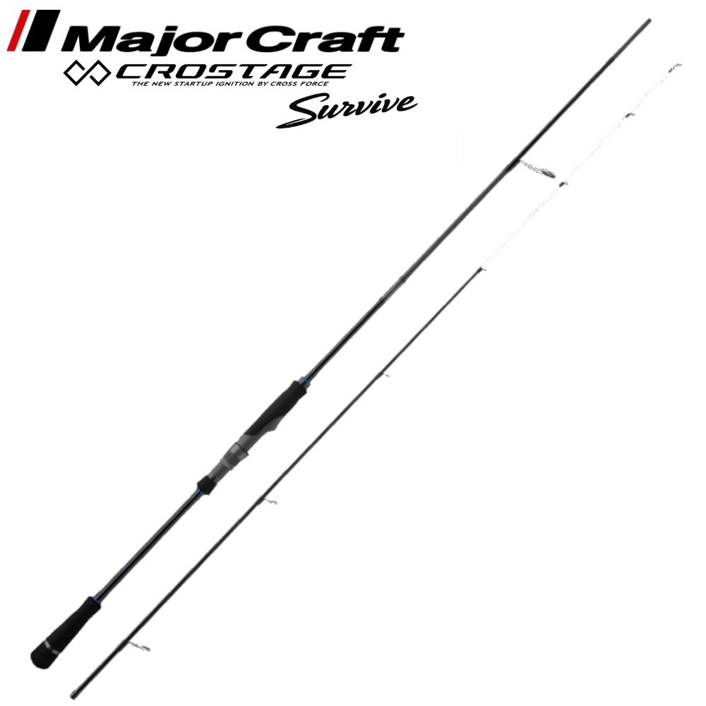 MAJOR CRAFT Micro Jigging Spinning Tubular Tip Rod CROSTAGE SURVIVE SCRXJ-S742MJ-T