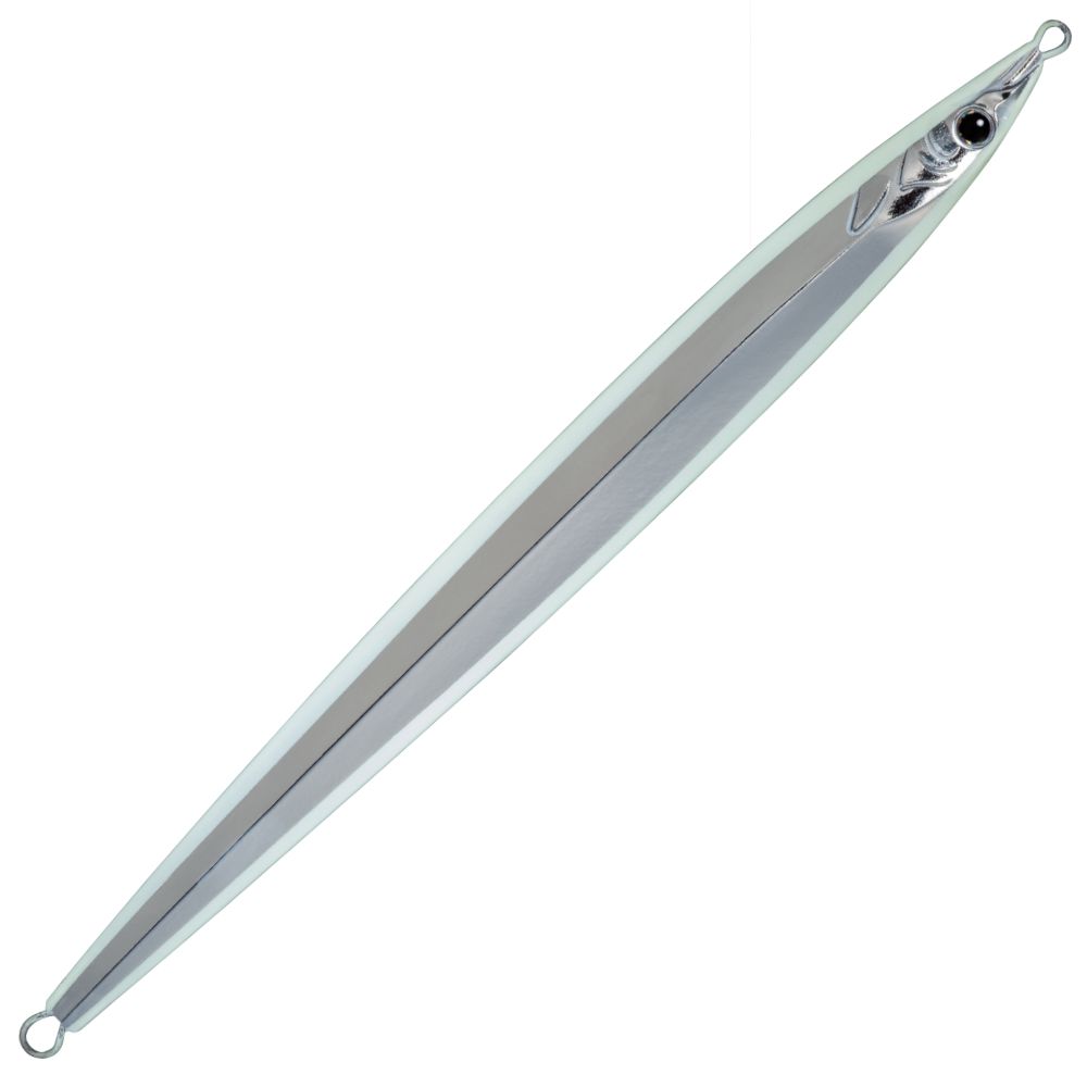 MAJOR CRAFT Saltwater Vertical Jigging Lure METAL DRAGON 300g Glow Silver Luminous - Image 3