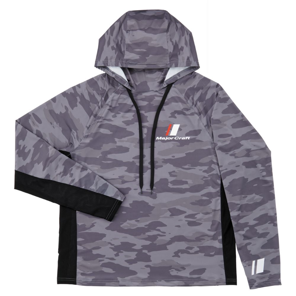 MAJOR CRAFT Fishing Outwear SUN PROTECTION SUMMER HOODIE Dark Gray - Image 2