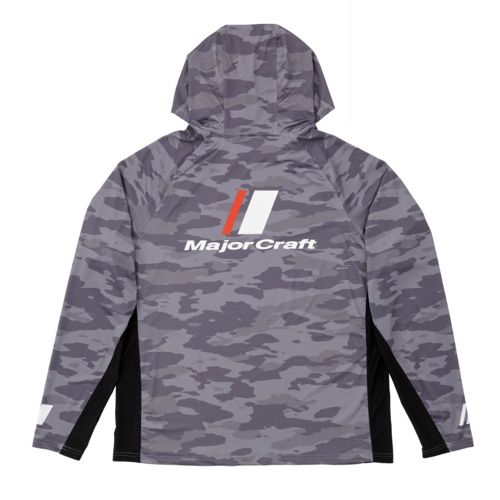 MAJOR CRAFT Fishing Outwear SUN PROTECTION SUMMER HOODIE Dark Gray - Image 3