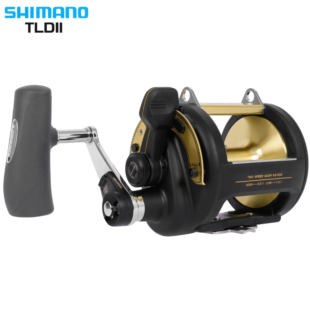 SHIMANO Saltwater Game Fishing Conventional Lever Drag 2 Speed Reel TLD II A 50LRSA