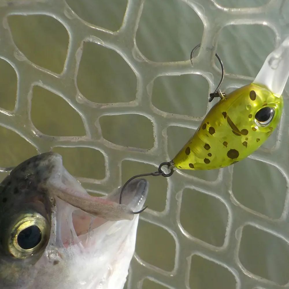 VALKEIN Finesse Trout Area Fishing Floating Crankbait Lure HAZE F - Image 2