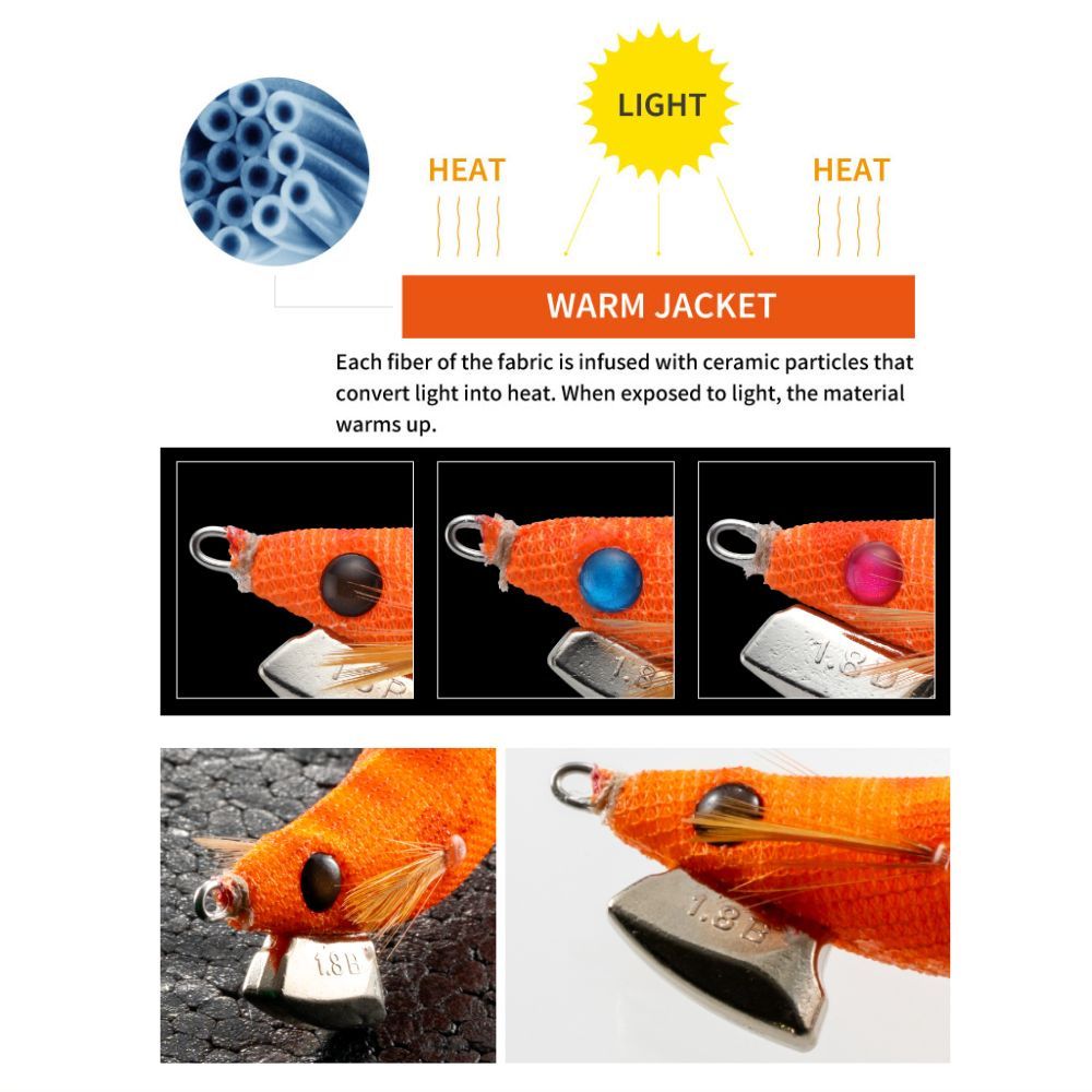 YAMASHITA Squid Fishing Egi Lure NAORY RANGE Deep 2.3D - Image 3