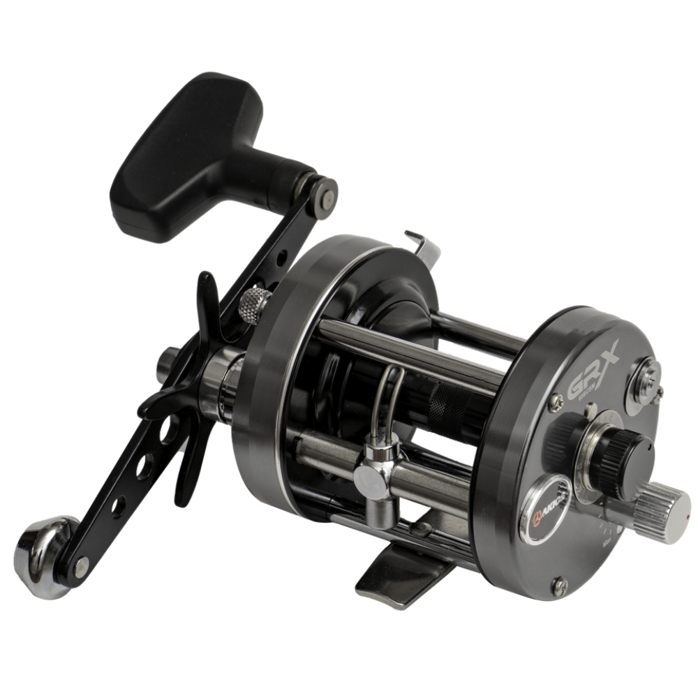 AKIOS Fishing Righthanded Casting Reel 656 CSM GRX Gunsmoke - Image 2