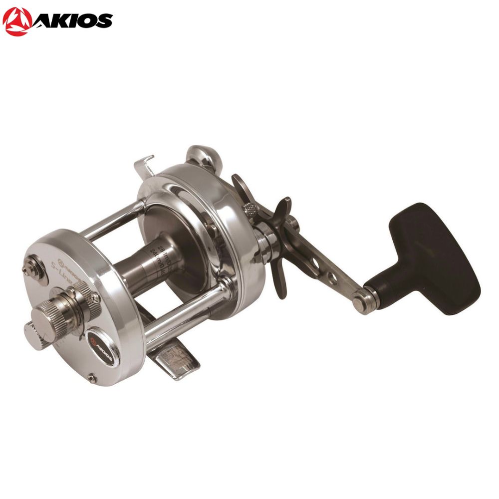 AKIOS Fishing Lefthanded Casting Reel S-LINE 651 CTM