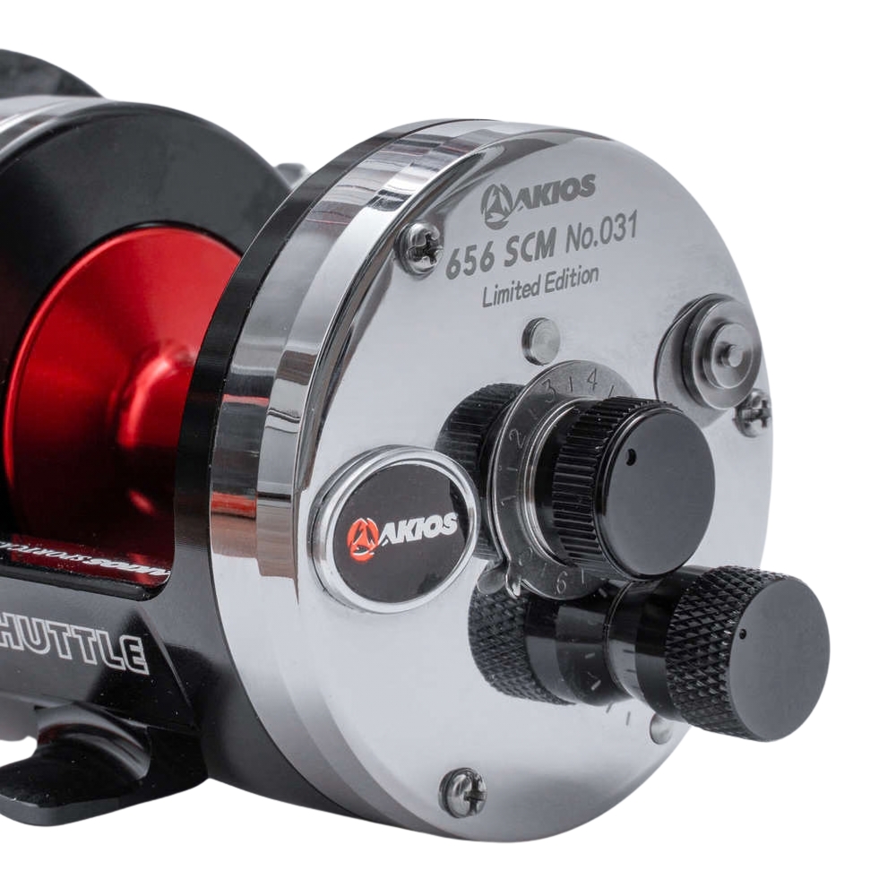 AKIOS Fishing Righthanded Casting Reel Shuttle 656 SCM Special Edition - Image 4