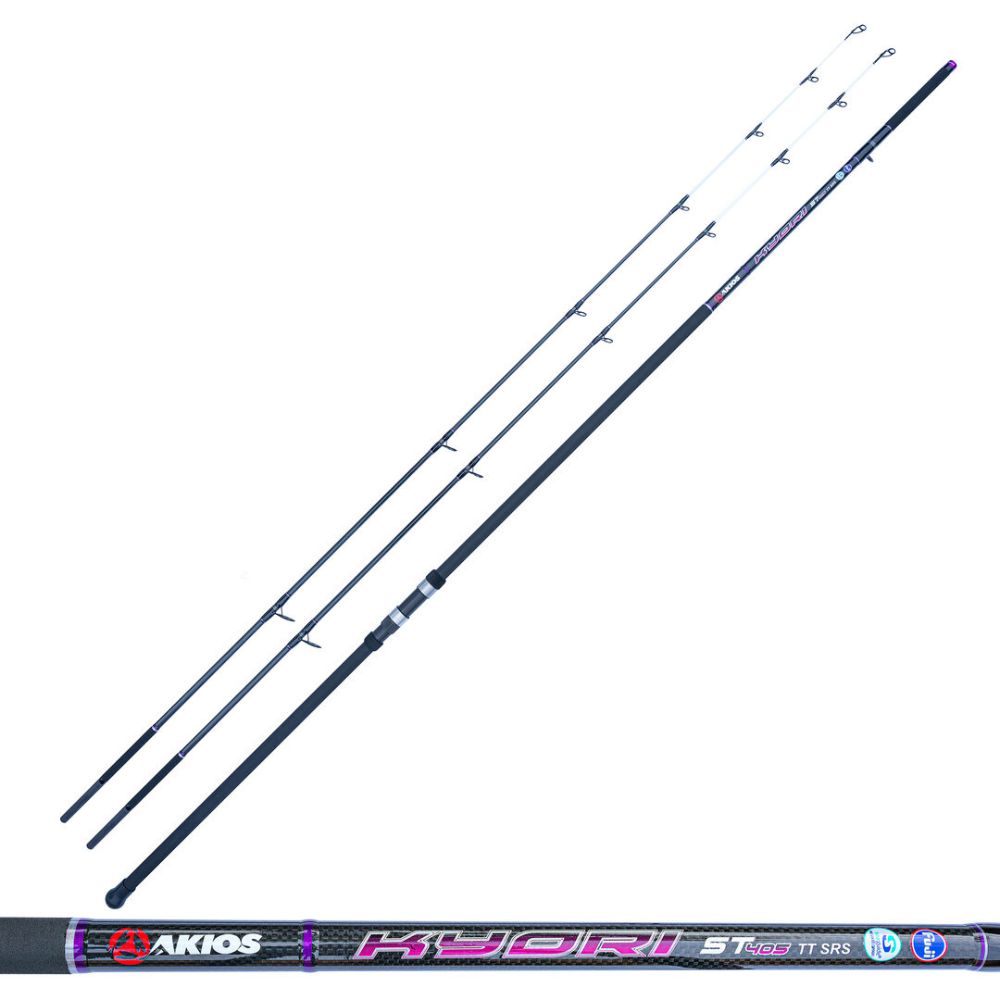 AKIOS Saltwater Fishing Surfcasting Twin Tipped Rod KYORI ST405 TT SRS 4.05m/13.5ft - Image 2