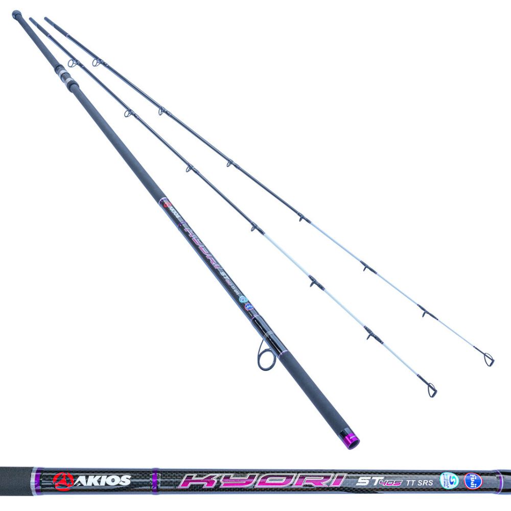 AKIOS Saltwater Fishing Surfcasting Twin Tipped Rod KYORI ST405 TT SRS 4.05m/13.5ft - Image 8