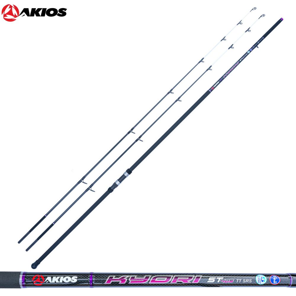 AKIOS Saltwater Fishing Surfcasting Twin Tipped Rod KYORI ST405 TT SRS 4.05m/13.5ft