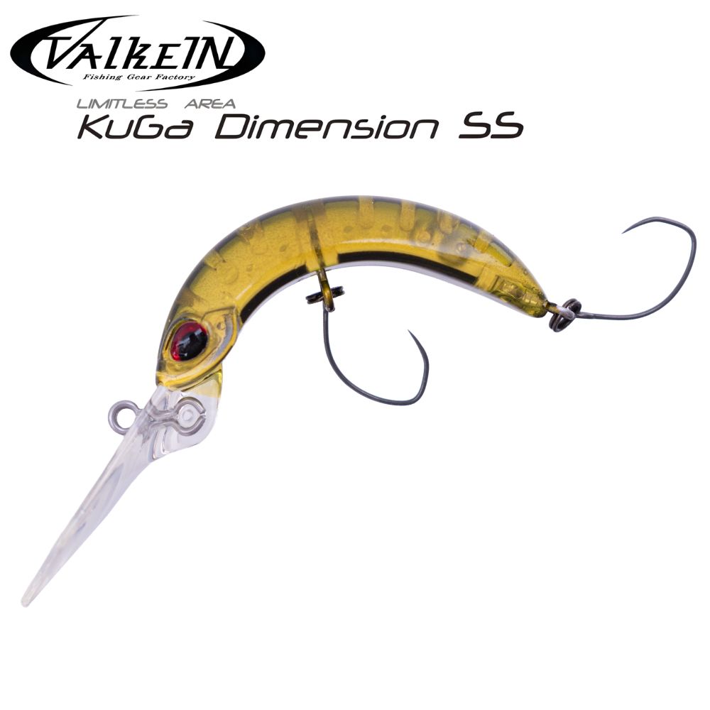 ValkeIN Trout Area Fishing Slow Sinking Hybrid Crankbait KUGA DIMENSION SS