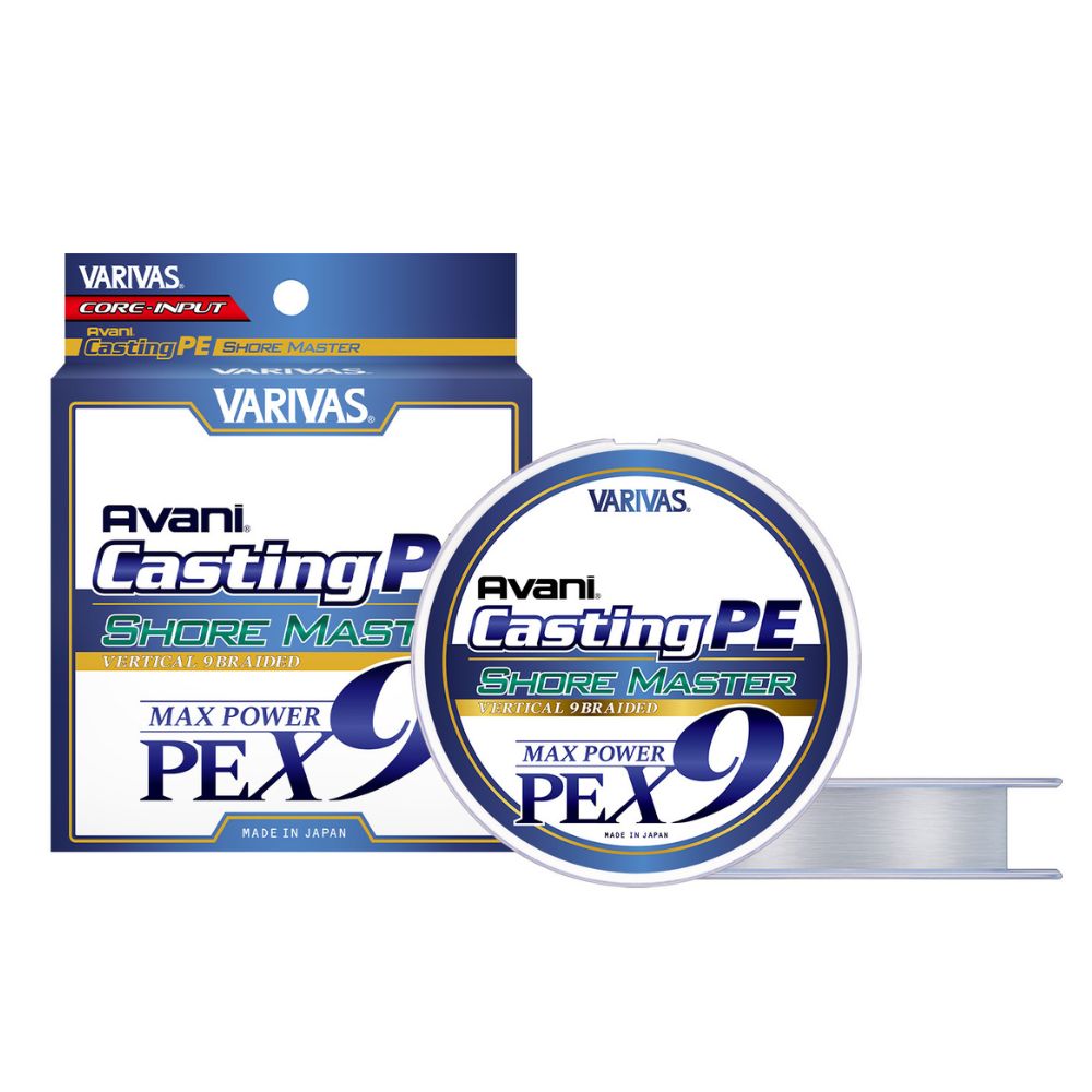 VARIVAS Avani Casting PE 200m 10号 VARIVAS Braid Line Avani Casting Max Power PE X9 SHORE MASTER 200m