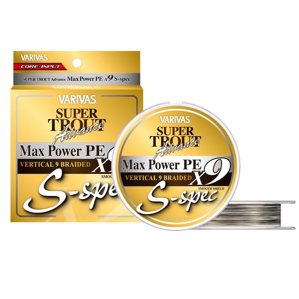 VARIVAS Finesse Fishing Braid Line Max Power PE X9 SUPER TROUT