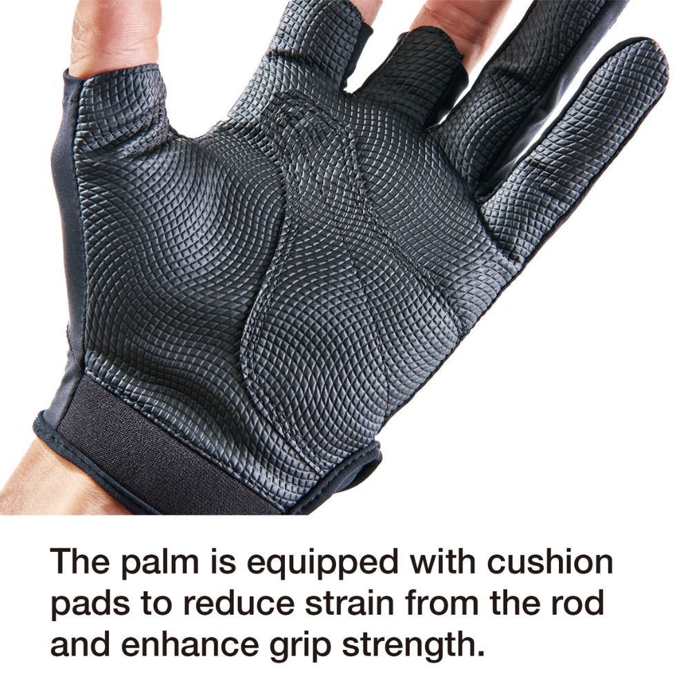 VARIVAS Fishing Cooling-Drying-UV Protection DRY GLOVES VAG-28 Navy - Image 2