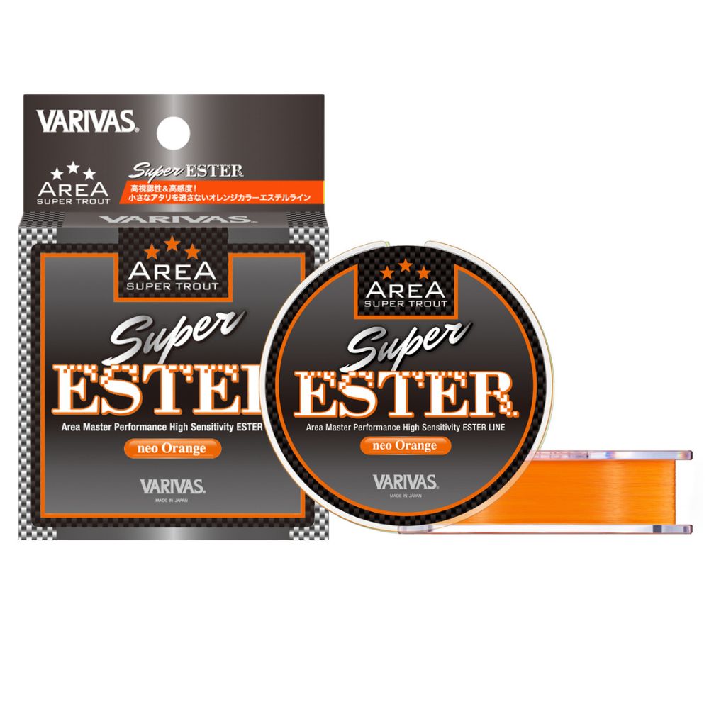 VARIVAS Super Trout Area Fishing Line SUPER ESTER ORANGE 140m