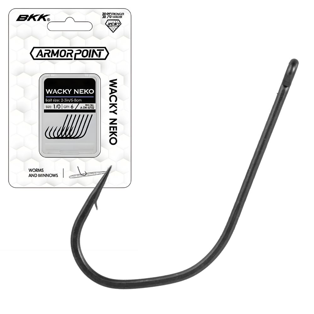 BKK Armor Point Finesse Fishing Hook WACKY NEKO