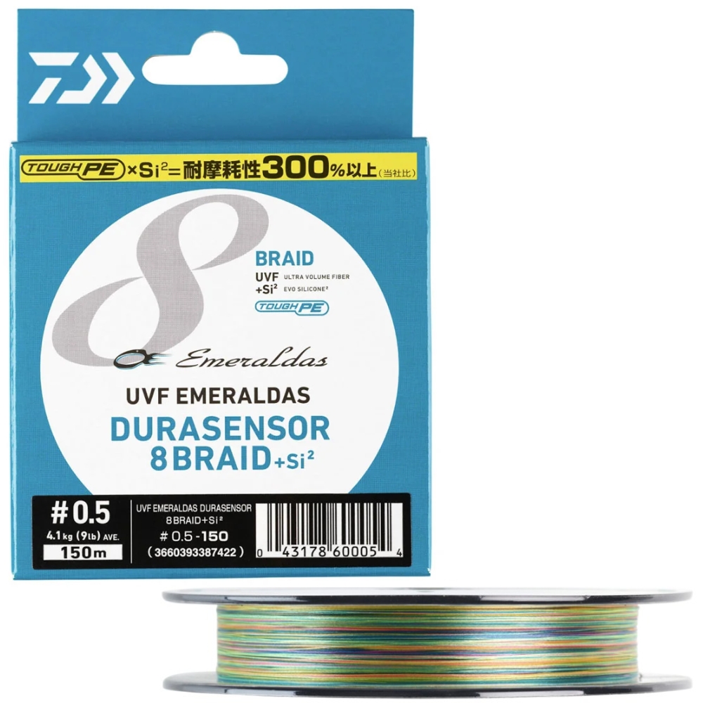 DAIWA Squid Fishing Braid Line UVF EMERALDAS DURASENSOR 8 BRAID +Si² 150m