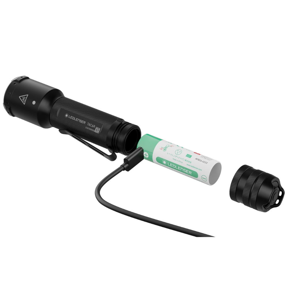 LEDLENSER Ultimate Tactical 2000 Lumen Rechargeable Flashlight TAC6R - Image 4