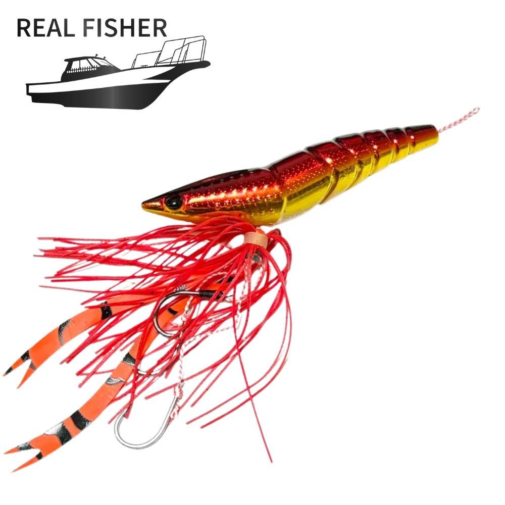 REAL FISHER Sliding Rubber Jigging Lure EBI RABA 120g