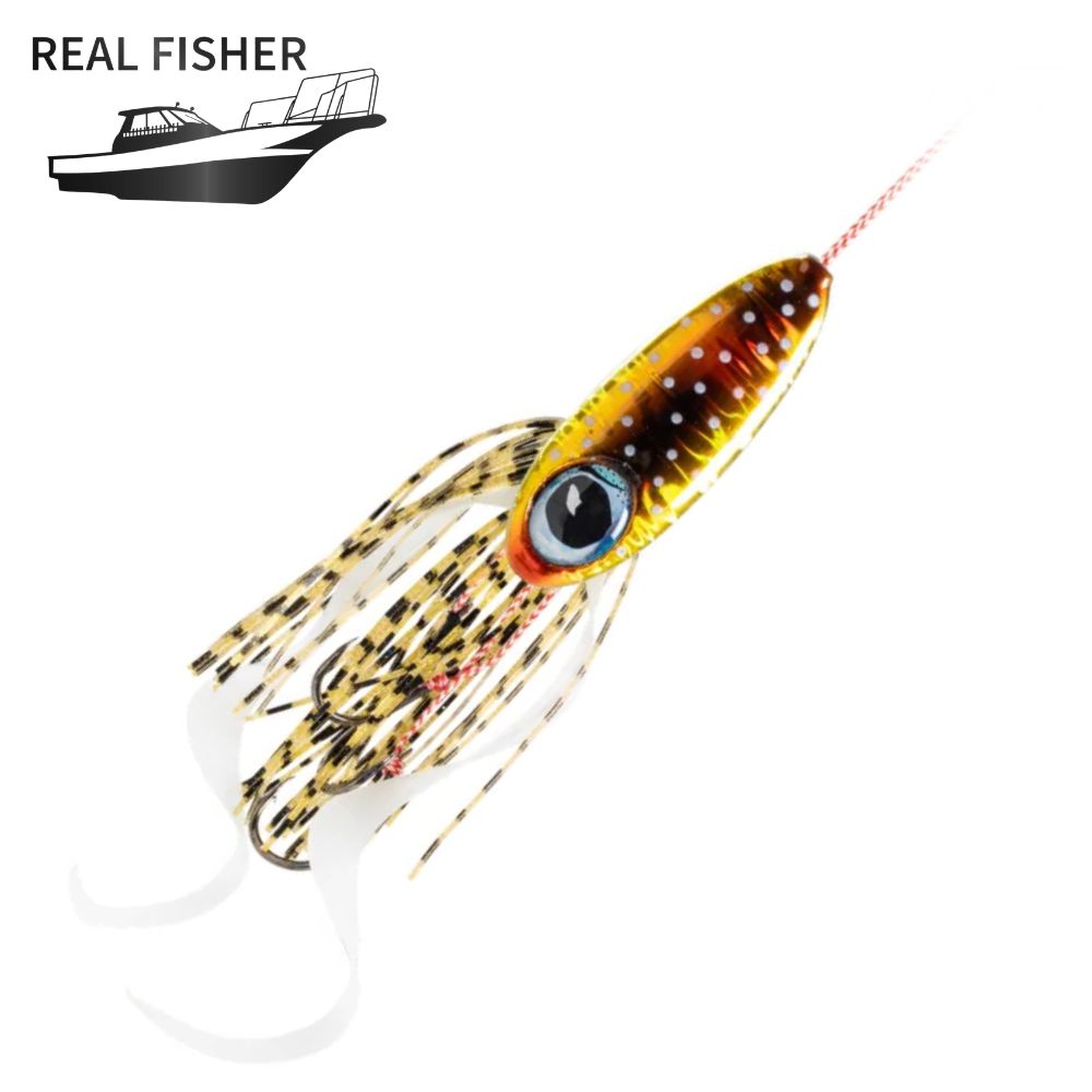 REAL FISHER Sliding Rubber Jigging Lure IKA RABA 120g