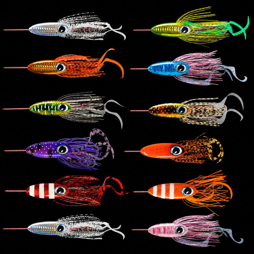 REAL FISHER Sliding Rubber Jigging Lure IKA RABA 120g - Image 7