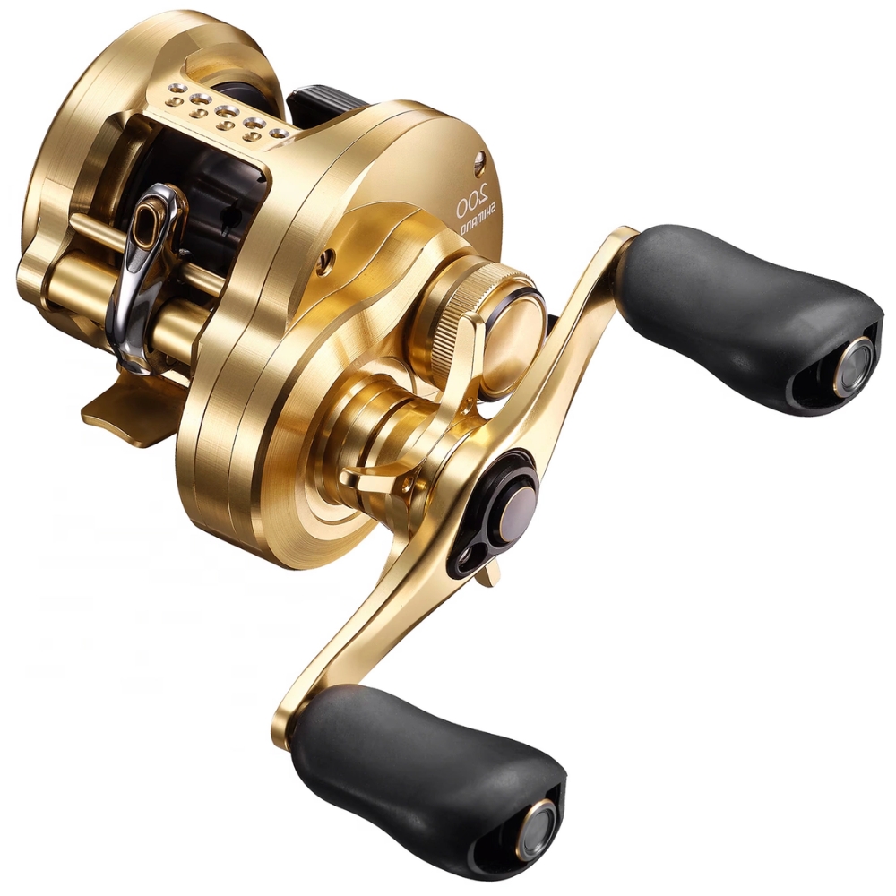 SHIMANO Round Body Baitcasting Lefthanded Reel CALCUTTA CONQUEST 201 - Image 2