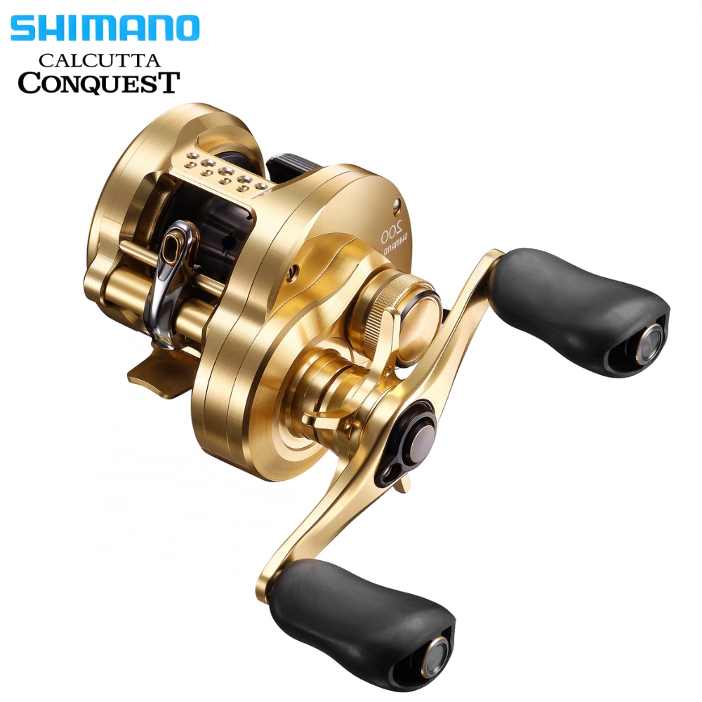 SHIMANO Round Body Baitcasting Lefthanded Reel CALCUTTA CONQUEST 201